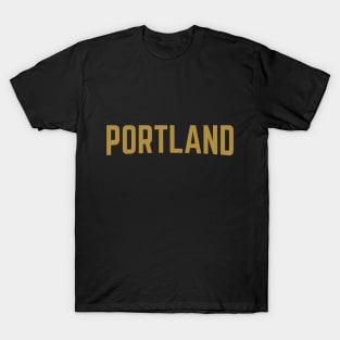 Portland City Typography T-Shirt